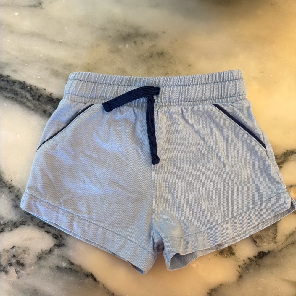 Cadets classic cotton Light Blue Shorts with Navy Accents 2/3